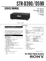 Sony STR-D590 - Service Manual-2